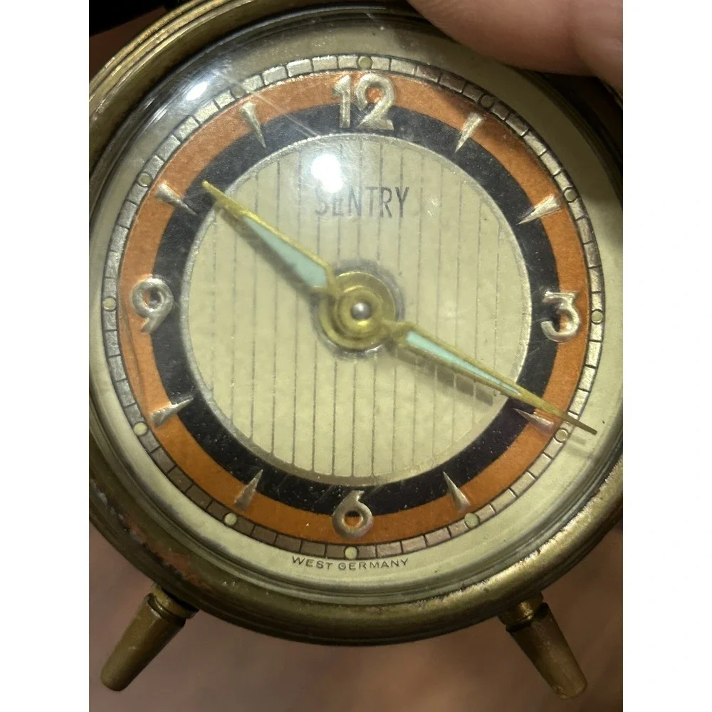 Vintage Alarm Clock Sentry West Germany Antique